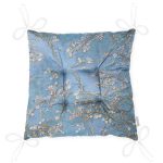 - P3002-Gorsel-2 - Realhomes  Yağlı Boya Mavi Ağaç Motifleri Dijital Baskılı Pofuduk Sandalye Minderi Realhomes