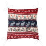 - P3022-Gorsel-2 - Realhomes  Yılbaşı Geyikleri Motifli Dijital Baskılı Pofuduk Sandalye Minderi Realhomes