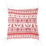 - P3044-Gorsel-2 - Realhomes  Ekose Dokuma Desenli Yılbaşı Temalı Pofuduk Sandalye Minderi Realhomes