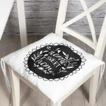 RealHomes Özel Tasarım Düğmeli Pofuduk Sandalye Minderi Realhomes