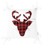 - P3071-Gorsel-2 - Realhomes Modern Ekose Geyik Desenli Dijital Baskılı Pofuduk Sandalye Minderi Realhomes