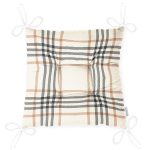 - P3088-Gorsel-2 - Realhomes Krem Renkte Ekose Desenli Dekoratif Pofuduk Sandalye Minderi Realhomes