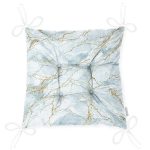 - P3131-Gorsel-2 - Realhomes Altın Çizgili Mavi Zeminli Dijital Baskılı Pofuduk Sandalye Minderi Realhomes