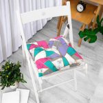 - P3147-Gorsel-1 - Realhomes Geometrik Şekilli Mermer Baskılı Modern Pofuduk Sandalye Minderi Realhomes