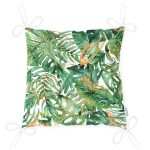 - P3157-Gorsel-2 - Realhomes Amazon Yaprakları Dijital Baskılı Modern Pofuduk Sandalye Minderi Realhomes