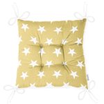 RealHomes Özel Tasarım Düğmeli Pofuduk Sandalye Minderi Realhomes