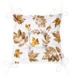 - P3188-Gorsel-2 - Realhomes 3D Altın Renkli Yapraklar Özel Tasarım Modern Pofuduk Sandalye Minderi Realhomes