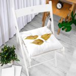 - P3216-Gorsel-1 - Realhomes 3D Altın Yapraklar Özel Tasarımlı Modern Pofuduk Sandalye Minderi Realhomes