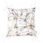 - P3224-Gorsel-2 - Realhomes Mermer Zeminde Altın Geometrik Şekiller Özel Tasarımlı Pofuduk Sandalye Minderi Realhomes