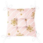 - P3226-Gorsel-2 - Realhomes Pembe Zeminde Kartanesi Detaylı Özel Tasarım Pofuduk Sandalye Minderi Realhomes