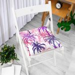 - P3229-Gorsel-1 - Realhomes Pudra Renkler Ananas Desenli Özel Tasarım Pofuduk Sandalye Minderi Realhomes