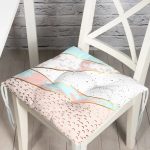 - P3237-Gorsel - Realhomes Geometrik Şekiili Mermer Desenleri Modern Pofuduk Sandalye Minderi Realhomes