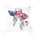 - P3296-Gorsel-2 - Realhomes Renkli Şapka Tasarımlı Dijital Baskılı Dekoratif Pofuduk Sandalye Minderi Realhomes