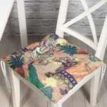 - P3322-Gorsel - Realhomes Etnik Afrika Temalı Özel Tasarımlı Dekoratif Pofuduk Sandalye Minderi Realhomes