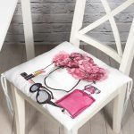 - P3353-Gorsel - Realhomes Coco Shopping Tasarımlı Dijital Baskılı Pofuduk Sandalye Minderi Realhomes