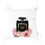 - P3363-Gorsel-2 - Realhomes Coco Parfüm Tasarımlı Dijital Baskılı 3D Pofuduk Sandalye Minderi Realhomes