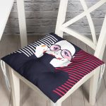 - P3364-Gorsel - Realhomes Icon Women Özel Tasarımlı Dijital Baskılı Pofuduk Sandalye Minderi Realhomes