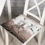 RealHomes Özel Tasarım Düğmeli Pofuduk Sandalye Minderi Realhomes