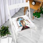 - P3383-Gorsel-1 - Realhomes Mutluluk Manzarası Suluboya Çizimli Özel Tasarım Dekoratif Pofuduk Sandalye Minderi Realhomes