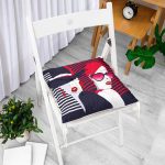 - P3398-Gorsel-1 - Realhomes  Fashion Womens Popart Modern Tasarımlı Pofuduk Sandalye Minderi Realhomes