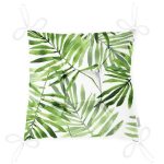 - P3405-Gorsel-2 - Realhomes  Suluboya İnce Yapraklar Modern Tasarımlı Dekoratif Pofuduk Sandalye Minderi Realhomes