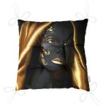 - P3415-Gorsel-2 - Realhomes Afrika Kadın İnsan Figürlü Modern Dekoratif Pofuduk Sandalye Minderi Realhomes