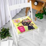 RealHomes Özel Tasarım Düğmeli Pofuduk Sandalye Minderi Realhomes