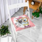 RealHomes Özel Tasarım Düğmeli Pofuduk Sandalye Minderi Realhomes