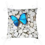 RealHomes Özel Tasarım Düğmeli Pofuduk Sandalye Minderi Realhomes