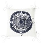 - P5017-Gorsel-2 - Realhomes  Beyaz Zeminde Lacivert Pusula Motifli Pofuduk Sandalye Minderi Realhomes