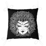 - P5020-Gorsel-2 - Realhomes Siyah Beyaz Otantik Woman Özel Tasarım Dijital Baskılı Pofuduk Sandalye Minderi Realhomes