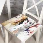 - P5074orta-Gorsel - Realhomes Fashion Womens Dijital Baskılı Pofuduk Sandalye Minderi Realhomes