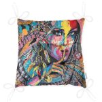 - P5079-Gorsel-2 - Realhomes Sulu Boya Tüy Motifli Renkli Kadın Özel Tasarım Pofuduk Sandalye Minderi Realhomes