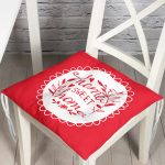 - P508-Gorsel - Realhomes RealHomes Özel Tasarım Düğmeli Pofuduk Sandalye Minderi Realhomes