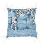 - P5108-Gorsel-2 - Realhomes Mavi Ahşap Zeminli Bahar Motifli Pofuduk Sandalye Minderi Realhomes