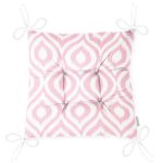 - P5116pembe-Gorsel-2 - Realhomes Özel Tasarım Pembe İkat Desenli Dijital Baskılı Pofuduk Sandalye Minderi Realhomes