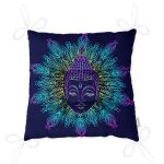 - P5122-Gorsel-2 - Realhomes Mandala İçinde Buddha Çizimli Dekoratif Pofuduk Sandalye Minderi Realhomes