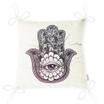 Fâtımâ'nın Eli Özel Tasarım Dijital Baskılı Modern Pofuduk Sandalye Minderi Realhomes