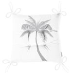 - P5228gri-Gorsel-2 - Realhomes Beyaz Zeminde Gri Palmiye Desenli Modern Pofuduk Sandalye Minderi Realhomes