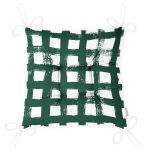 - P5236koyuyesil-Gorsel-2 - Realhomes Koyu Yeşil Geometrik Kare Motifli Dekoratif Pofuduk Sandalye Minderi Realhomes