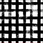 - P5236siyah-Gorsel - Realhomes Siyah Zeminde Geometrik Kare Motifli Dekoratif Pofuduk Sandalye Minderi Realhomes