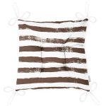 - P5237kahve-Gorsel-2 - Realhomes Kahve Çizgili Motifli Dekoratif Modern Pofuduk Sandalye Minderi Realhomes