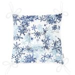 - P5263-Gorsel-2 - Realhomes  Beyaz Zeminde Mavi Kristal Ve Yıldız Motifli Özel Tasarım Modern Pofuduk Sandalye Minderi Realhomes