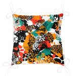 - P5268-Gorsel-2 - Realhomes Kaplan Motifli Renkli Dijital Baskılı Özel Tasarım Modern Pofuduk Sandalye Minderi Realhomes