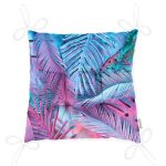 - P5269-Gorsel-2 - Realhomes  Büyüleyici Renklerde Tropikal Yaprak Desenli Özel Tasarım Pofuduk Sandalye Minderi Realhomes