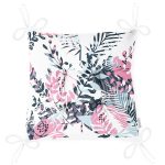 - P5274-Gorsel-2 - Realhomes Sulu Boya Yaprak Motifli Dekoratif Dijital Baskılı Pofuduk Sandalye Minderi Realhomes