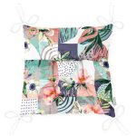 - P5307-Gorsel-2 - Realhomes Geometrik Şekillerde Gül Motifli Özel Tasarım Pofuduk Sandalye Minderi Realhomes