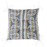 - P5400-Gorsel-2 - Realhomes Kot Zeminli Düz Çigili Yaprak Motifli Pofuduk Sandalye Minderi Realhomes