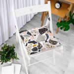 - P5416-Gorsel-1 - Realhomes Geometrik Mermer Desenli Özel Tasarım Dijital Baskılı Pofuduk Sandalye Minderi Realhomes