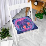 - P5427-Gorsel-1 - Realhomes  Rengarenk Bohem Otantik Etnik Fil Desenli Pofuduk Sandalye Minderi Realhomes